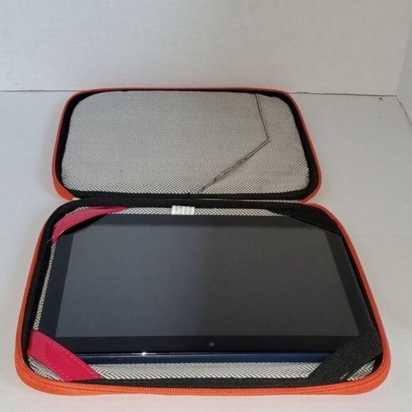 Steve Madden Case Tablet iPad Cases Accessory Orange Pink Zip Around - Picture 7 of 11